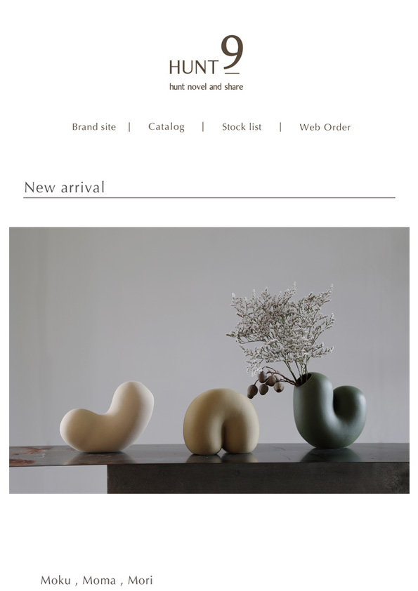 【新商品】Moku , Moma , Mori